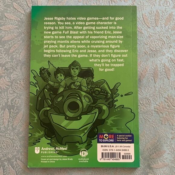 Kids book Trapped in a Video Game - Picture 2 of 2